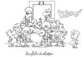 coloriage la photo de classe de titeuf